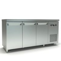 Ψυγείο Πάγκος Συντήρηση (180x60x87cm) Με 3 Πόρτες Και Μηχανή Στα Δεξιά