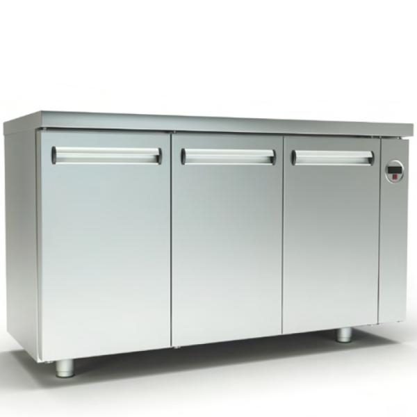 Ψυγείο Πάγκος Συντήρηση (150x60x87cm) Χωρίς Μηχανή Με 3 Πόρτες