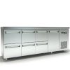 Ψυγείο Πάγκος Συντήρηση (225x60x87cm) Με 1 Πόρτα 6 Συρτάρια Και Μηχανή Στα Δεξιά